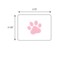 Nevs Dymo Prescription Label w/Paw Print 2-3/4" x 2-1/8" White w/Pink LA-DYM-1017 - alternate 2